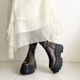 厚底トリプルソール プレーン ストレッチ ロング ブーツ 2895 | Shoes in Closet | 詳細画像14