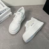 厚底 インヒール ラインストーン レースアップ スニーカー 375 | Shoes in Closet | 詳細画像14