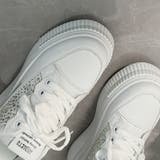 厚底 インヒール ラインストーン レースアップ スニーカー 375 | Shoes in Closet | 詳細画像16