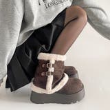 厚底 レッグウォーマーライク カバー ムートンブーツ 441 | Shoes in Closet | 詳細画像10 