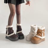 厚底 レッグウォーマーライク カバー ムートンブーツ 441 | Shoes in Closet | 詳細画像1 