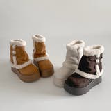 厚底 レッグウォーマーライク カバー ムートンブーツ 441 | Shoes in Closet | 詳細画像16 