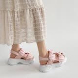 軽量厚底 ボリュームソール ダブルリボン スポーツサンダル 5424 | Shoes in Closet | 詳細画像12 
