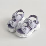 軽量厚底 ボリュームソール ダブルリボン スポーツサンダル 5424 | Shoes in Closet | 詳細画像19 