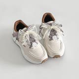 軽量厚底 パールチャーム付 チェック リボン スニーカー 5432 | Shoes in Closet | 詳細画像9