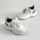軽量厚底 パールチャーム付 チェック リボン スニーカー 5432 | Shoes in Closet | 詳細画像18