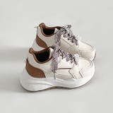 軽量厚底 パールチャーム付 チェック リボン スニーカー 5432 | Shoes in Closet | 詳細画像11