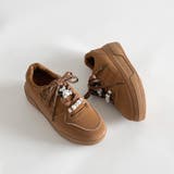 厚底 チャーム付 ダブルシューレース コート スニーカー 5434 | Shoes in Closet | 詳細画像9