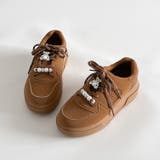 厚底 チャーム付 ダブルシューレース コート スニーカー 5434 | Shoes in Closet | 詳細画像8