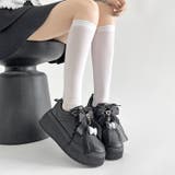 ブラック | 厚底 プラットフォーム チャーム付 | Shoes in Closet
