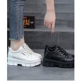 軽量厚底 凹凸ソール シンプル インソール入り スニーカー 55 | Shoes in Closet | 詳細画像3