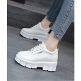 軽量厚底 凹凸ソール シンプル インソール入り スニーカー 55 | Shoes in Closet | 詳細画像5