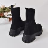 厚底 凹凸ブロックソール ニット / ソックスブーツ 571 | Shoes in Closet | 詳細画像11