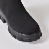 厚底 凹凸ブロックソール ニット / ソックスブーツ 571 | Shoes in Closet | 詳細画像12