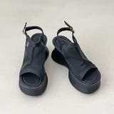 軽量厚底 変型プラットフォーム やわらか バック ストラップ サンダル 581 | Shoes in Closet | 詳細画像17
