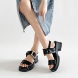 軽量厚底 ビジューバックル ヒール サンダル 5923 | Shoes in Closet | 詳細画像5 