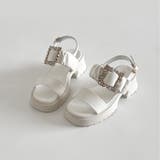 軽量厚底 ビジューバックル ヒール サンダル 5923 | Shoes in Closet | 詳細画像12 