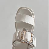 軽量厚底 ビジューバックル ヒール サンダル 5923 | Shoes in Closet | 詳細画像22 