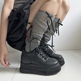 厚底 プラットフォーム インヒール サイドジップ スニーカー5951 | Shoes in Closet | 詳細画像14 