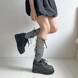 厚底 プラットフォーム インヒール サイドジップ スニーカー5951 | Shoes in Closet | 詳細画像11 