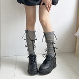 厚底 プラットフォーム インヒール サイドジップ スニーカー5951 | Shoes in Closet | 詳細画像13 