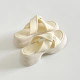 厚底 サイド クロスベルト やわらか ミュール サンダル 5995 | Shoes in Closet | 詳細画像11 