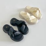 厚底 サイド クロスベルト やわらか ミュール サンダル 5995 | Shoes in Closet | 詳細画像20 