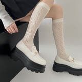 ホワイト/スムース | 厚底トリプルソール ボリューム ビット ローファー 6319 | Shoes in Closet