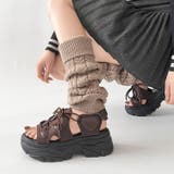 厚底 バルキー スニーカーソール  スポーツサンダル 6357 | Shoes in Closet | 詳細画像9 