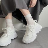 厚底 デザインソール キルティング ボリューム スニーカー 6397 | Shoes in Closet | 詳細画像9 