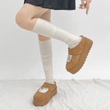 軽量厚底 もこもこファー メリージェーン ムートン スリッポン 6465 | Shoes in Closet | 詳細画像4
