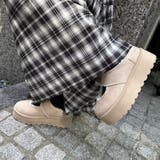 ライトベージュ | 軽量厚底 もこもこファー メリージェーン ムートン スリッポン 6465 | Shoes in Closet