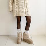 軽量厚底 プラットフォーム ファーカバー ムートンブーツ 6492 | Shoes in Closet | 詳細画像6 