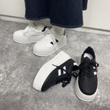 軽量厚底 サイドライン ボリューム コート スニーカー 6523 | Shoes in Closet | 詳細画像1