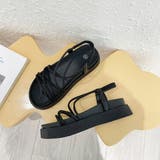 厚底2段ソール ラインストーン サンダル 6558 | Shoes in Closet | 詳細画像6