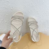 厚底2段ソール ラインストーン サンダル 6558 | Shoes in Closet | 詳細画像9