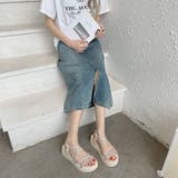 厚底2段ソール ラインストーン サンダル 6558 | Shoes in Closet | 詳細画像8