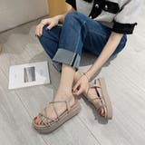 厚底2段ソール ラインストーン サンダル 6558 | Shoes in Closet | 詳細画像10