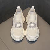 軽量厚底 スポーティー ビジュー ニット スニーカー 670 | Shoes in Closet | 詳細画像10 