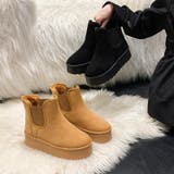 厚底 サイドゴア ムートンブーツ 6854 | Shoes in Closet | 詳細画像2