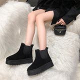 厚底 サイドゴア ムートンブーツ 6854 | Shoes in Closet | 詳細画像3