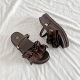 軽量厚底 2WAY ボリューム ラッフル / フリル サンダル 6908 | Shoes in Closet | 詳細画像25
