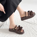 軽量厚底 2WAY ボリューム ラッフル / フリル サンダル 6908 | Shoes in Closet | 詳細画像23
