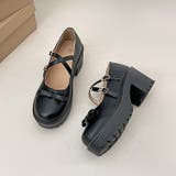 軽量厚底 ヒールアップ 2WAYストラップ リボン メリージェーン 6942 | Shoes in Closet | 詳細画像9
