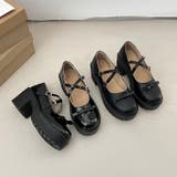 軽量厚底 ヒールアップ 2WAYストラップ リボン メリージェーン 6942 | Shoes in Closet | 詳細画像17