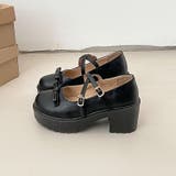 軽量厚底 ヒールアップ 2WAYストラップ リボン メリージェーン 6942 | Shoes in Closet | 詳細画像8