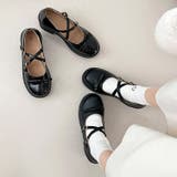 軽量厚底 ヒールアップ 2WAYストラップ リボン メリージェーン 6942 | Shoes in Closet | 詳細画像2