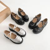 軽量厚底 ダブルソール 2WAYストラップ リボン メリージェーン 6943 | Shoes in Closet | 詳細画像22 