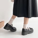 軽量厚底 ダブルソール 2WAYストラップ リボン メリージェーン 6943 | Shoes in Closet | 詳細画像5 