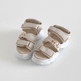 軽量厚底ボリュームソール ベルクロ バックル スポーツサンダル 7486 | Shoes in Closet | 詳細画像28 